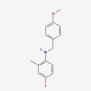 (4-fluoro-2-methylphenyl)(4-methoxybenzyl)amine