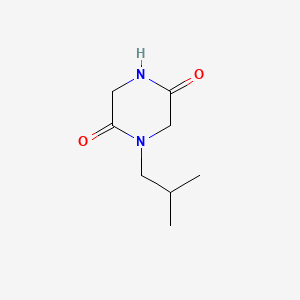 1-(2-Methylpropyl)piperazine-2,5-dione