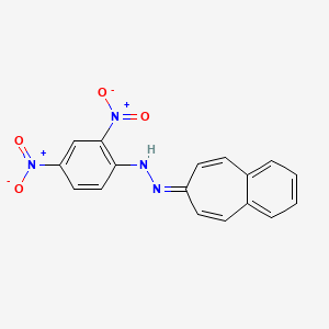 7H-Benzocyclohepten-7-one 2,4-dinitrophenyl hydrazone