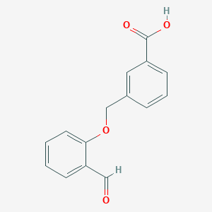 3-[(2-formylphenoxy)methyl]benzoic acid