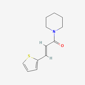 molecular formula C12H15NOS B5790164 1-[3-(2-thienyl)acryloyl]piperidine 