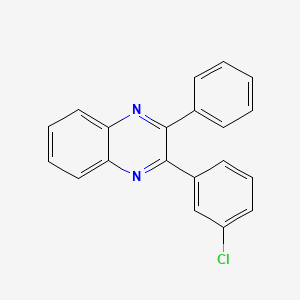 molecular formula C20H13ClN2 B5790201 2-(3-chlorophenyl)-3-phenylquinoxaline 