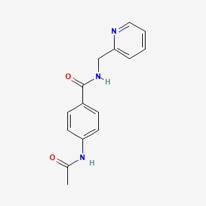 4-(acetylamino)-N-(2-pyridinylmethyl)benzamide