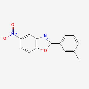 2-(3-methylphenyl)-5-nitro-1,3-benzoxazole