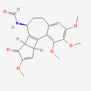 molecular formula C21H23NO6 B579029 N-Deacetyl-N-formyl-beta-lumicolchicine CAS No. 18172-23-1