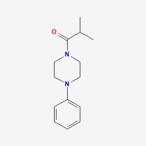 molecular formula C14H20N2O B5790301 1-isobutyryl-4-phenylpiperazine 