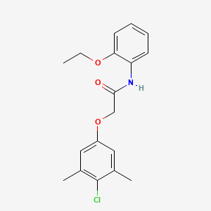 molecular formula C18H20ClNO3 B5790308 2-(4-chloro-3,5-dimethylphenoxy)-N-(2-ethoxyphenyl)acetamide 