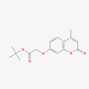 molecular formula C16H18O5 B5790328 tert-butyl [(4-methyl-2-oxo-2H-chromen-7-yl)oxy]acetate CAS No. 6160-57-2