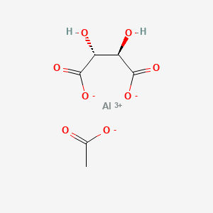 molecular formula C6H7AlO8 B579033 乙酸铝钾 CAS No. 15930-12-8