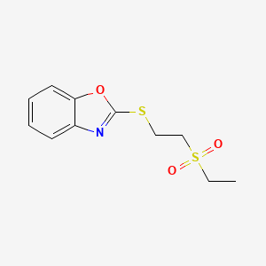 2-{[2-(ethylsulfonyl)ethyl]thio}-1,3-benzoxazole