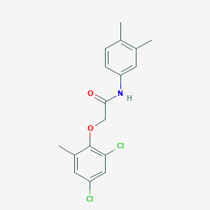 molecular formula C17H17Cl2NO2 B5790351 2-(2,4-dichloro-6-methylphenoxy)-N-(3,4-dimethylphenyl)acetamide 