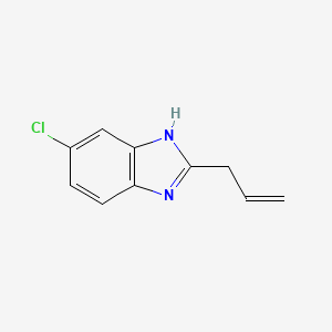 molecular formula C10H9ClN2 B579036 2-Allyl-5-chloro-1H-benzimidazole CAS No. 16405-85-9