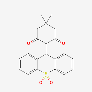 2-(10,10-dioxido-9H-thioxanthen-9-yl)-5,5-dimethyl-1,3-cyclohexanedione