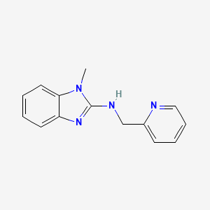 1-methyl-N-(2-pyridinylmethyl)-1H-benzimidazol-2-amine