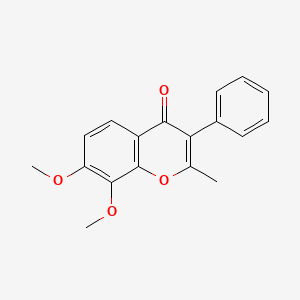 7,8-dimethoxy-2-methyl-3-phenyl-4H-chromen-4-one