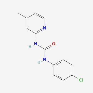 N-(4-chlorophenyl)-N'-(4-methyl-2-pyridinyl)urea