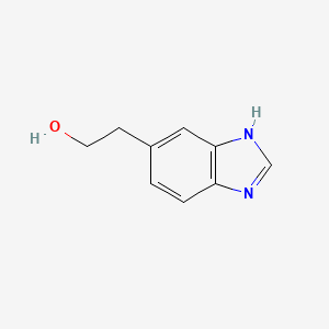 molecular formula C9H10N2O B579046 2-(1H-Benzimidazol-6-yl)ethan-1-ol CAS No. 15788-11-1