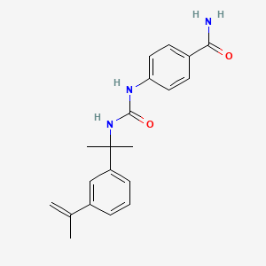 4-[({[1-(3-isopropenylphenyl)-1-methylethyl]amino}carbonyl)amino]benzamide