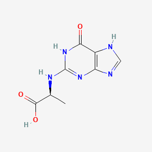 (S)-2-((6-Oxo-6,7-dihydro-1H-purin-2-yl)amino)propanoic acid