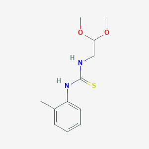 N-(2,2-dimethoxyethyl)-N'-(2-methylphenyl)thiourea