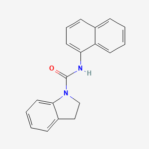 molecular formula C19H16N2O B5790529 N-1-naphthyl-1-indolinecarboxamide CAS No. 61589-29-5