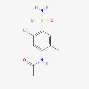N-(5-chloro-2-methyl-4-sulfamoylphenyl)acetamide