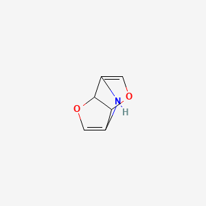 molecular formula C6H5NO2 B579056 5,8-Dioxa-2-azatricyclo[4.3.0.03,7]nona-1(9),3-diene CAS No. 187-53-1