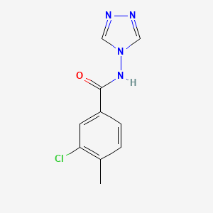 3-chloro-4-methyl-N-4H-1,2,4-triazol-4-ylbenzamide