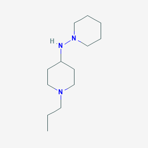 molecular formula C13H27N3 B5790581 N-(1-propyl-4-piperidinyl)-1-piperidinamine 