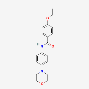 molecular formula C19H22N2O3 B5790595 4-ethoxy-N-[4-(4-morpholinyl)phenyl]benzamide 