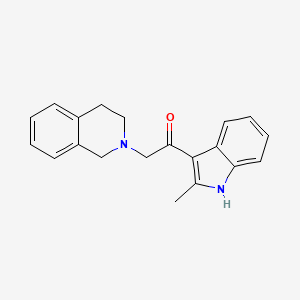 2-(3,4-dihydro-2(1H)-isoquinolinyl)-1-(2-methyl-1H-indol-3-yl)ethanone