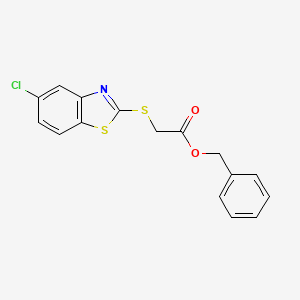 benzyl [(5-chloro-1,3-benzothiazol-2-yl)thio]acetate
