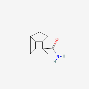 molecular formula C10H11NO B579064 Homocuban-4-carbonsaeureamid CAS No. 15844-06-1