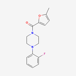 1-(2-fluorophenyl)-4-(5-methyl-2-furoyl)piperazine