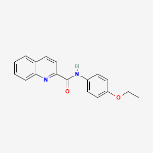 N-(4-ethoxyphenyl)-2-quinolinecarboxamide