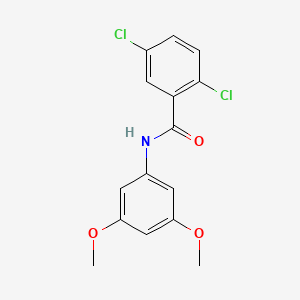 molecular formula C15H13Cl2NO3 B5790704 2,5-dichloro-N-(3,5-dimethoxyphenyl)benzamide 