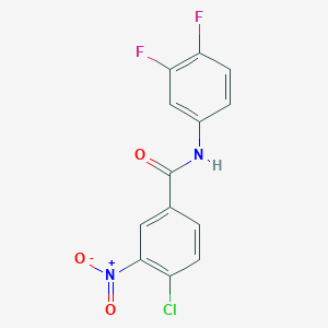 4-chloro-N-(3,4-difluorophenyl)-3-nitrobenzamide