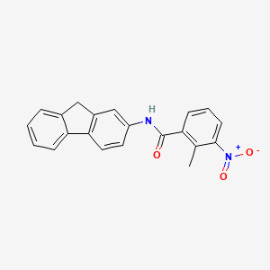 N-9H-fluoren-2-yl-2-methyl-3-nitrobenzamide