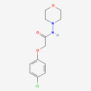 molecular formula C12H15ClN2O3 B5790738 2-(4-chlorophenoxy)-N-4-morpholinylacetamide 