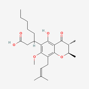 molecular formula C25H36O6 B579074 Papuanic acid CAS No. 17230-75-0