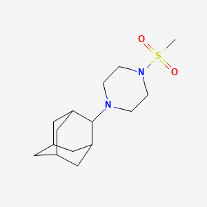 molecular formula C15H26N2O2S B5790754 1-(2-adamantyl)-4-(methylsulfonyl)piperazine 