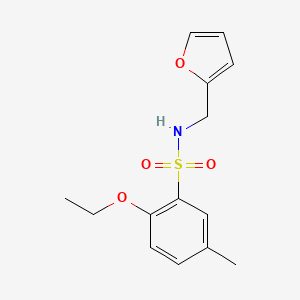 2-ethoxy-N-(2-furylmethyl)-5-methylbenzenesulfonamide