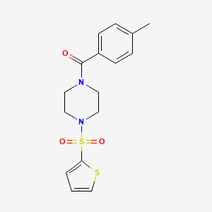 1-(4-methylbenzoyl)-4-(2-thienylsulfonyl)piperazine