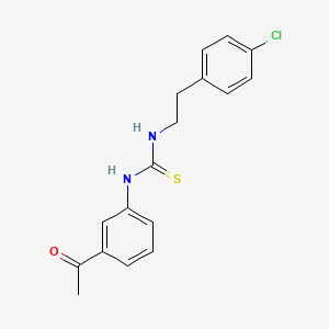 N-(3-acetylphenyl)-N'-[2-(4-chlorophenyl)ethyl]thiourea