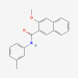 molecular formula C19H17NO2 B5790822 3-methoxy-N-(3-methylphenyl)-2-naphthamide 