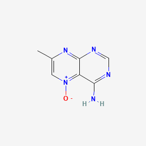 molecular formula C7H7N5O B579083 7-Methyl-5-oxo-5lambda~5~-pteridin-4-amine CAS No. 1010-55-5