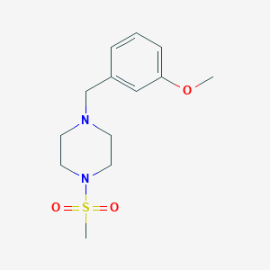 1-(3-methoxybenzyl)-4-(methylsulfonyl)piperazine