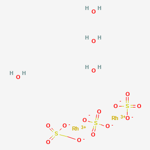 molecular formula H8O16Rh2S3 B579087 硫酸铑(III)四水合物 CAS No. 15274-78-9