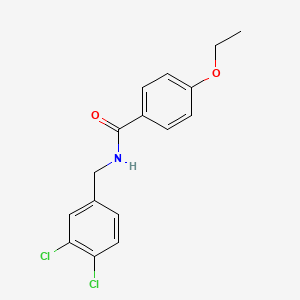 molecular formula C16H15Cl2NO2 B5790887 N-(3,4-dichlorobenzyl)-4-ethoxybenzamide 