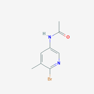 B057909 N-(6-Bromo-5-methylpyridin-3-yl)acetamide CAS No. 96206-67-6